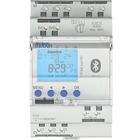 THEBEN AG THEBEN 6424330 - Digital 2-channel timer clock, TR 642, 12 - 24V, app program. – image 2