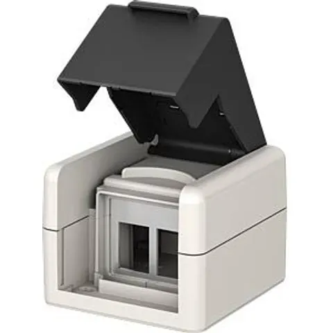 GOOBAY 79169 - Surface-mounted box 2x Keystone module, outdoor, unassembled – image 2