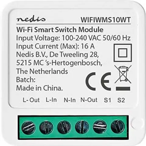 NEDIS N WIFIWMS10WT - Switch actuator, WLAN – image 2