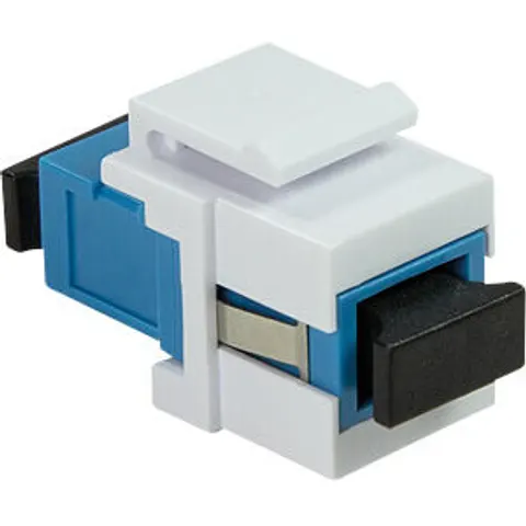 LogiLink Keystone Coupler Fiber SC-Simplex single-mode. blue/white – image 2