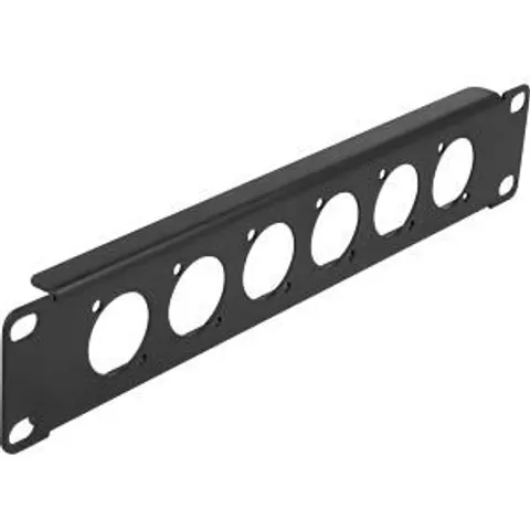 "DELOCK 86501 - 10"" D-Type Patch Panel 6 Port black" – image 2