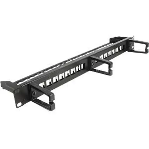 "DELOCK 66237 - 19"" Keystone Patch Panel 16 port 1U black" – image 2