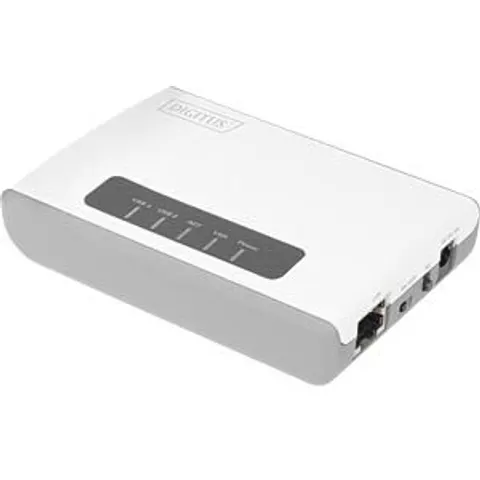 Digitus 2 Port USB 2.0 Wireless Multi-Functional Network Server. 300 M – image 2