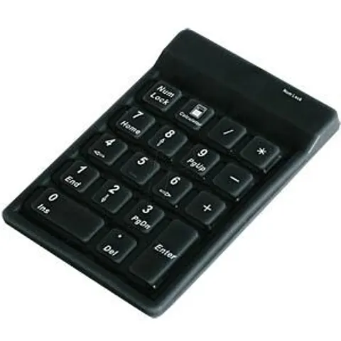 KEYSONIC 12523 - Numeric keypad - USB - black – image 2