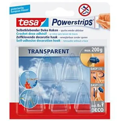 TESA 58900 - tesa® Powerstrips® Deco hooks, 5 pieces – image 2