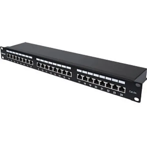 INTELLINET "INT 720861 - 19"" Patch Panel 24 Port Cat.6A" – image 2