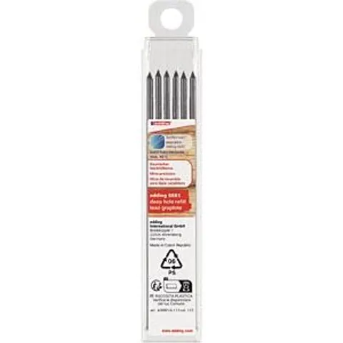 EDDING 8881 Graphite Lead Refill Set, 6 Piece – image 2