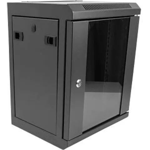 "DELOCK 43418 - 10"" network cabinet, 8 U, black" – image 2