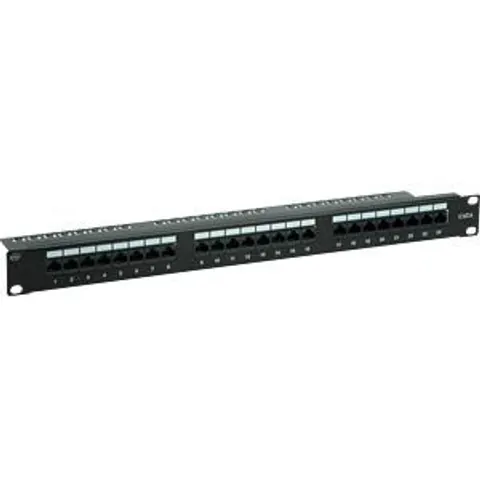 VALUE Cat.6/Class E 19" Patch Panel. 24 Ports. UTP black – image 2