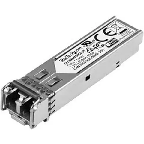 StarTech.com Cisco GLC-SX-MM-RGD Compatible SFP Module - 1000BASE-SX - 1GbE Multimode Fiber MMF Optic Transceiver - 1GE Gigabit Ethernet SFP - LC 550m - 850nm - – image 2