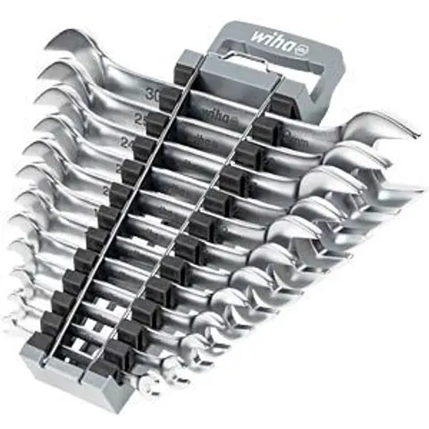 Wiha 12 Piece Double Open End Spanner Set – image 2