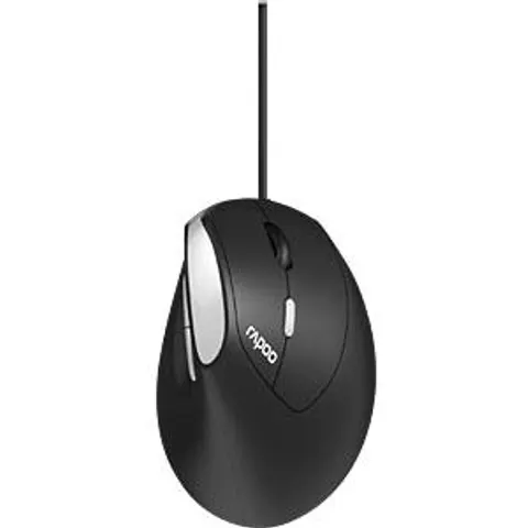 RAPOO EV200 SW - Mouse, wired, USB, ergonomic, black – image 2