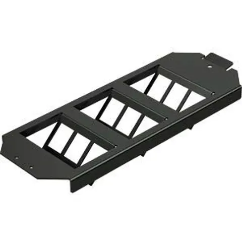 EASYLAN ABGECO33 - keystone floor box Basic UT4, 9-port, support plate GB3 – image 2