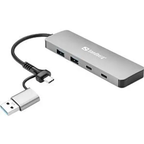 Sandberg USB-C/A to 2xUSB-A+2xUSB-C Hub – image 2