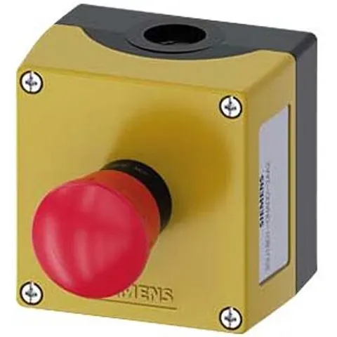 SIEMENS ACT 0NA00-2AA2 - Mushroom-head pushbutton, 1 NC, red – image 2