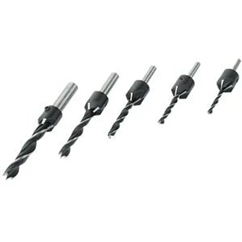 BRÜDER MANNESMANN MAN 54805 - Wood drill bits with countersinks, 5-piece set – image 2