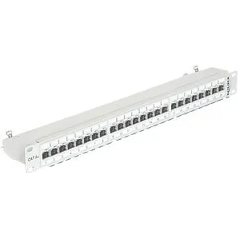 "DELOCK 43319 - 19"" Patch Panel 24 Port Cat.6A grey" – image 2