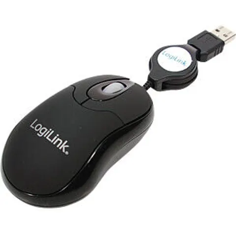 LOGILINK ID0016 - Wired Mouse, USB, with retractable cable – image 2