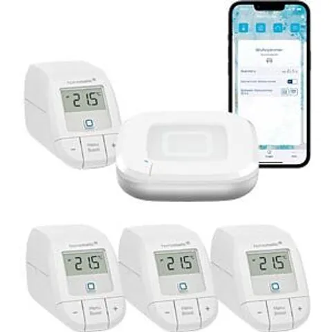 HOMEMATIC IP HMIP HAP2-ETRVB4 - Heating starter bundle for 4 radiators – image 2