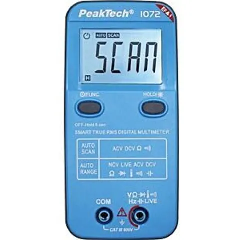 PEAKTECH 1072 - Multimeter, digital, 4000 counts, NCV, TRMS – image 2