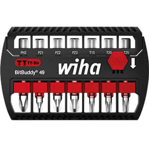 Wiha 7 Piece Bit Buddy Screwdriver Bit Set – image 2
