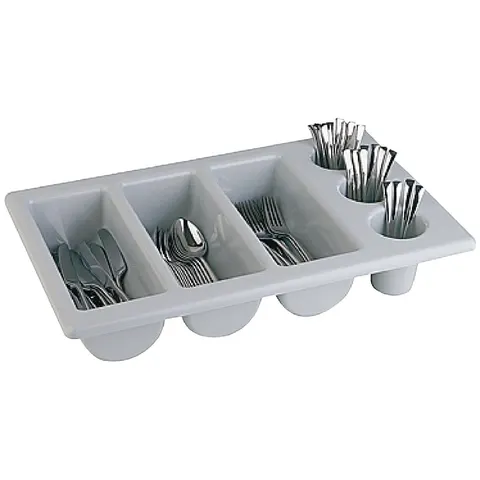 APS Stackable Plastic Cutlery Dispenser – image 2