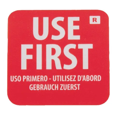 Hygiplas Removable Use First Labels (Pack of 1000) – image 2