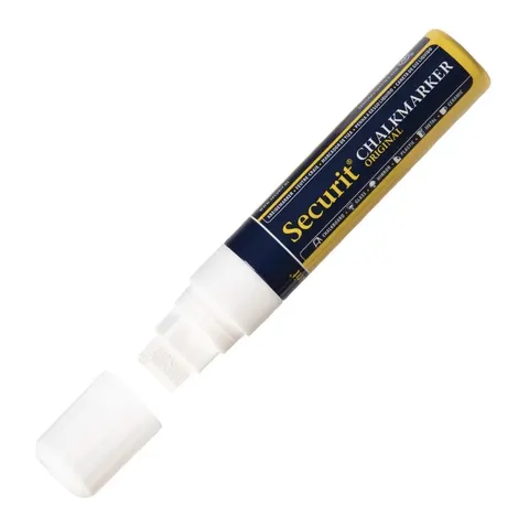 Securit 15mm Liquid Chalk Pen White – image 2