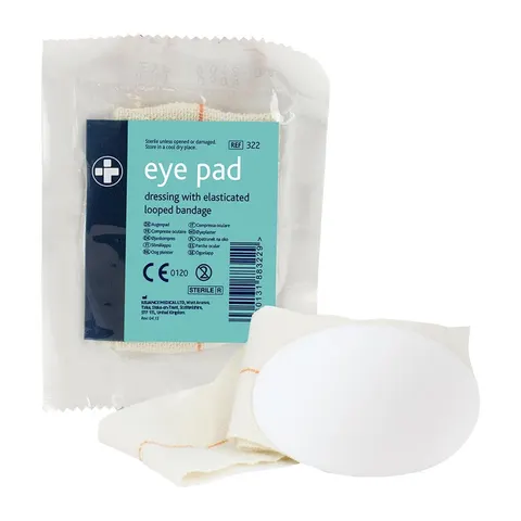 Sterile Eye Pad Dressing with Elasticated Loop - Pack of 10 – image 2