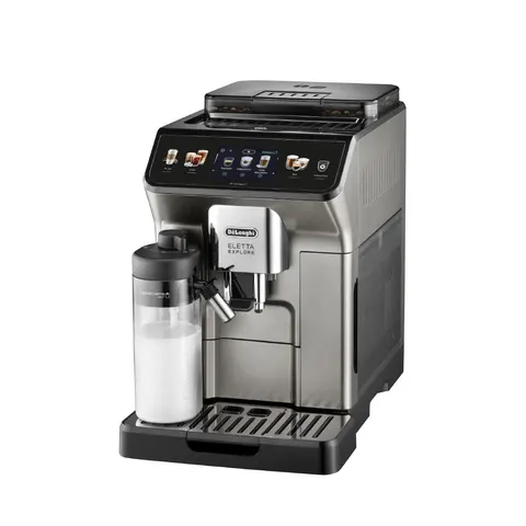 Delonghi Eletta Explore Bean to Cup Automatic Coffee Machine, Silver – image 2