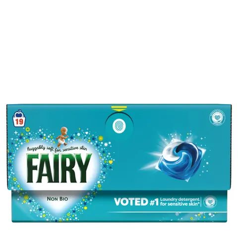 Fairy Non Bio Laundry Detergent Pods - 19 pcs – image 3