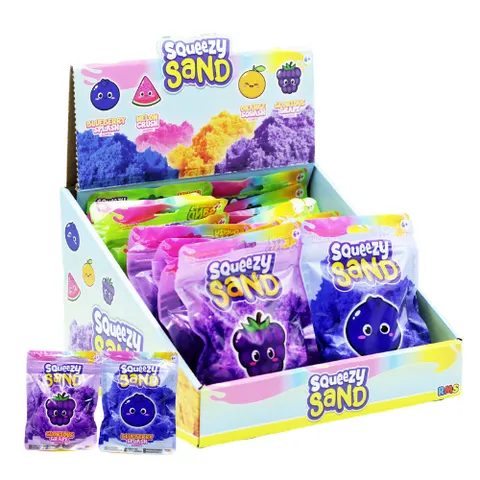 Squeezy Sand Fruit Crush Scented Mouldable Sensory Sand - Assorted – image 3