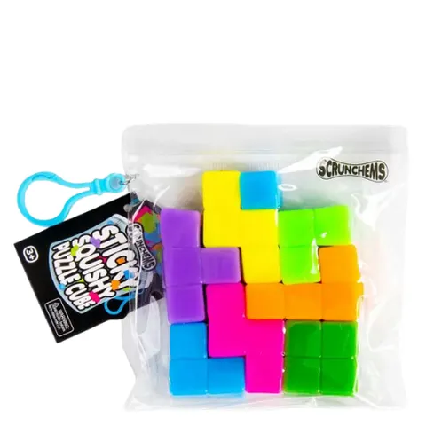 Scrunchems Sticky Squishy Puzzle Cube Fidget Toy – image 3