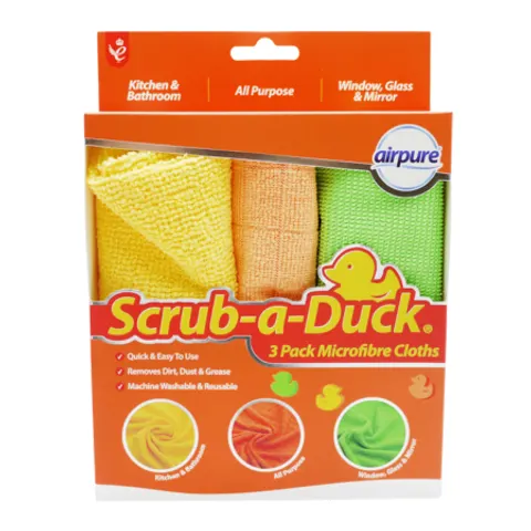 Airpure Scrub-a-Duck Microfibre Cloths - 3-Pack – image 2