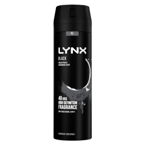 Lynx Black Body Spray - 200ml – image 2