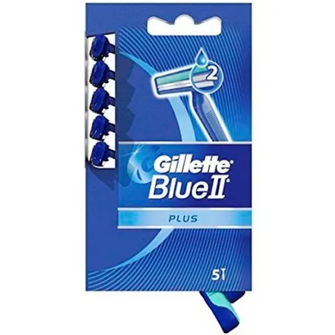Gillette Disposable Scrapers Blue II 5 pcs – image 2
