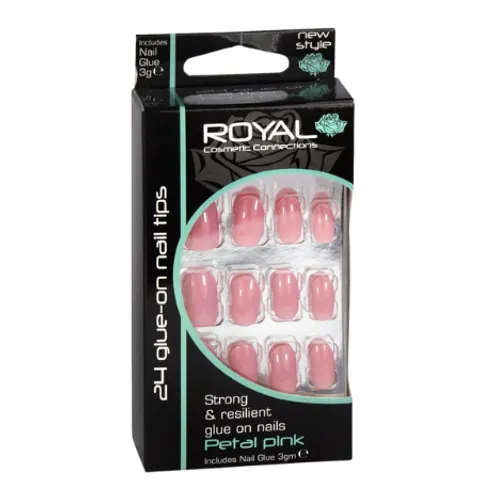 Royal Artificial Nails Petal Pink 24 pcs – image 2