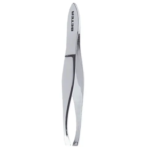 Beter Chromeplated straight-tip tweezers – image 2