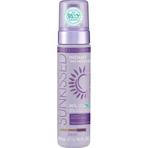 SUNkissed Professional Instant Self Tanning Mousse - Dark – image 2
