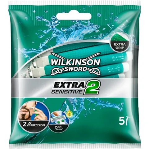 Wilkinson Sword Extra Sensitive 2 Disposable Scrapers - 5 pcs – image 2