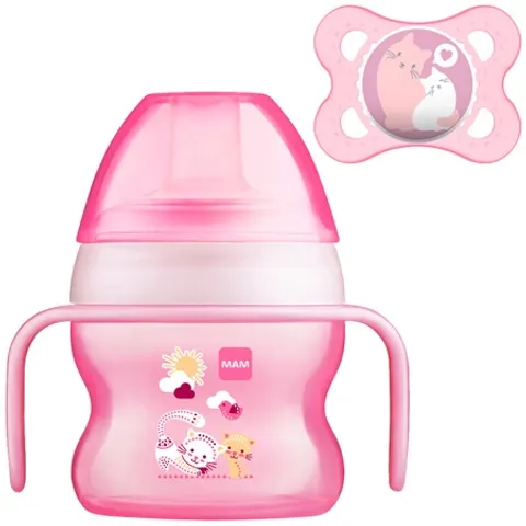 MAM Feeding Trainer & Pacifier - Pink – image 3