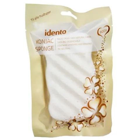 Idento Konjac Wave Sponge - Natural – image 2