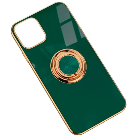 Hybrid case with ring holder iPhone 13 Pink – image 5