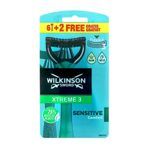 Wilkinson Sword Xtreme 3 Sensitive Razors - 8 pcs – image 2