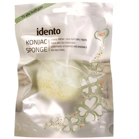 Idento Dry Konjac Sponge - Natural – image 2