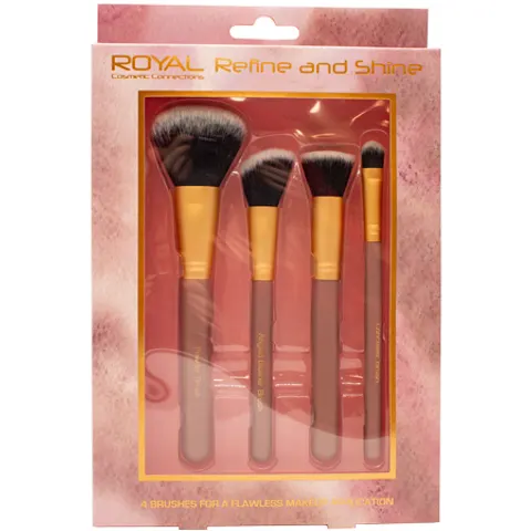 Royal Refine & Shine Makeup Brush Set - 4 Pieces – image 2