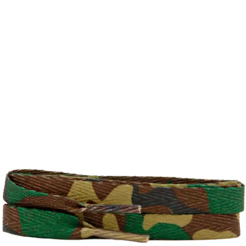 Shoestring Laces - Green Camouflage – image 2
