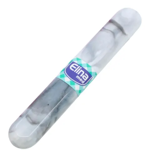 Elina Marble Toothbrush Case - Pink – image 2