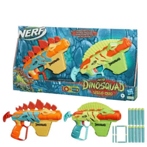 Hasbro Nerf Dino Squad Stego Duo Pack Dart Blasters – image 3