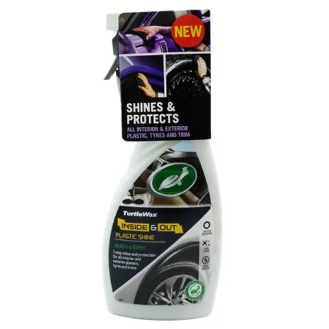 Turtle Wax Inside & Out Plastic Shine Cleaning Spray – 500 ml – image 3